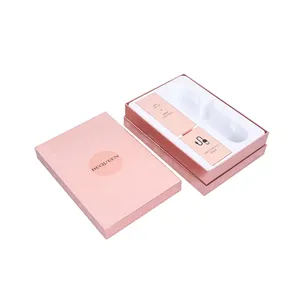 Boîte cadeau rigide personnalisée pour parfum, style livre, avec couvercle rabattable, insert en mousse et fermeture magnétique, estampage or, emballage cadeau de luxe - Product Image 4