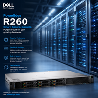 Servidor Dell PowerEdge R260 1U de Fábrica, Serie Xeon E-2400, Listo para la Computación Empresarial