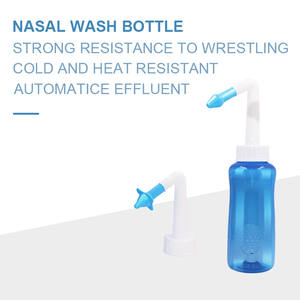 Botol Cuci Hidung Portabel Pembersih Hidung Bayi Irigator Hidung 300ml - Product Image 6