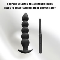 Perles anales en silicone pour stimulation clitoridienne et massage de la prostate, pour femme et homme, plug anal