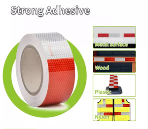 Cao Khả Năng Hiển Thị Băng Phản Chiếu Màu Đỏ Và Màu Trắng DOT-C2 Cho Các Loại Xe Cho Xe Tải Hạt Thủy Tinh Băng Phản Chiếu - Product Image 6