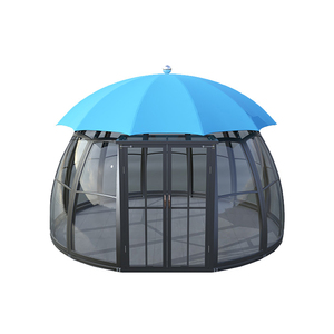 Gazebo de Jardín Zuoan Zuoan Zuoan-garden Gazebo06 Bibo, Diseño Único, Marco de Aluminio con Recubrimiento en Polvo, Gazebo Redondo Impermeable para Jardín - Product Image 1