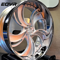 Rines EVOR Forjados de 2 Piezas, Estilo Aleación, para Autos, de Aluminio, 5x120 5x112 5x127, para Mercedes-Benz, BMW, Audi, FORD