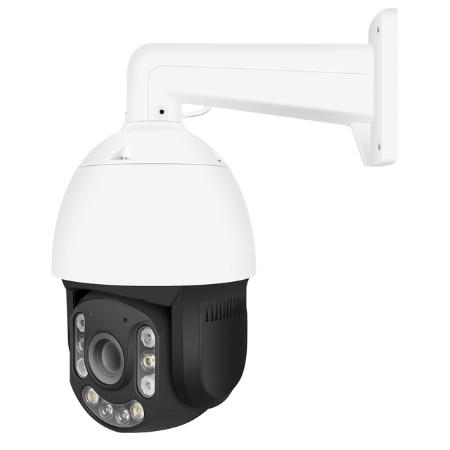 AI Auto Tracking 4K 8MP 25x Optical Zoom POE IP PTZ Speed Dome Camera Smart Color Night Outdoor Security 360° Rotate 2-way Audio