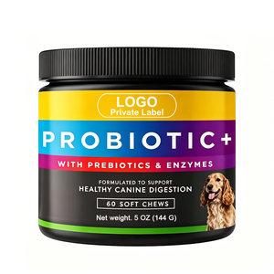 Probióticos para Perros de Marca Propia, Enzimas Digestivas, Probióticos en Tabletas Masticables para Perros, Apoyo Inmunológico, Alergias Estacionales - Product Image 1