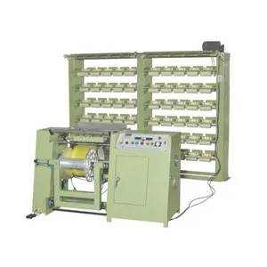 Factory Customized High Speed Automatic Latex Rubber Yarn Warping Machine