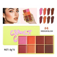 Palette Tout-en-un Personnalisable Multi-couleurs pour Blush, Highlighter, Contour et Correcteur – Vente en Gros – Crème de Teint Extensible