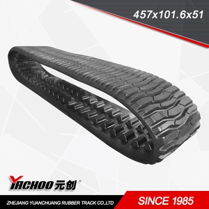 Heavy Duty <span class=keywords><strong>Rubber</strong></span> Tracks para Snowmobiles e ATV/UTV Veículos-<span class=keywords><strong>450x81x76</strong></span> Snow Tracks com Spike Lugs - Product Image 5