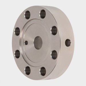 Stainless Steel <b>Flange</b> CNC Machined With 8 <b>Bolt</b> Holes And Central Opening For Industrial Applications - Product Image 2