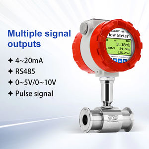 デジタル表示タービン流量計食品グレードステンレス鋼OEM水燃料油液体流量測定 - Product Image 5