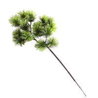 Mini Plante Artificielle d'Intérieur/Extérieur en Aiguilles de Pin Tropicales, Écologique, Toucher Naturel, Nouveauté 2026, Décoration Mignonne pour Étagère