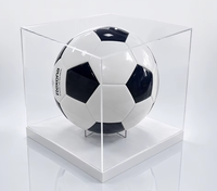 Vitrine de collection pour ballons de football et de basketball en plexiglas acrylique