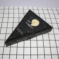 Boîtes en papier rigides triangulaires pour tranches de pizza, personnalisées, en gros, écologiques, biodégradables, recyclables et jetables