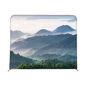 बैकड्रॉप स्टैंड फोटोबूथ बैकड्रॉप फोटोग्राफी डबल साइडेड प्रिंटिंग बैनर टेंशन फैब्रिक फोटो डिस्प्ले स्टैंड बर्थडे पार्टी - Product Image 2