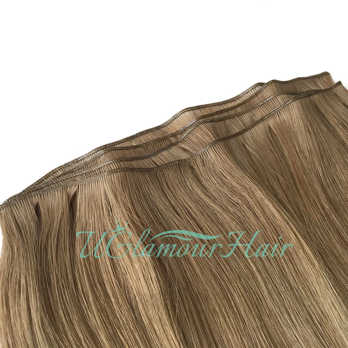 Factory Hot Selling 100% Human Virgin Remy 12a double drawn Hair Genius weft hair extensions