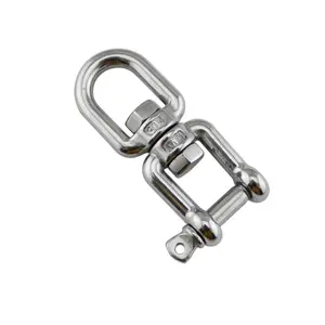 M10 Marine Grade Stainless Steel 316 Eye And Jaw Swivel Ring Anchor Chain Swivel