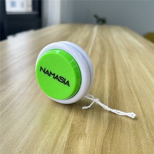 Yo-yo publicitaire personnalisé avec logo en une couleur, impression par tampographie, 5,7*3 cm, jouet magique à cordon, vente directe d'usine, coloré, best-seller - Product Image 2
