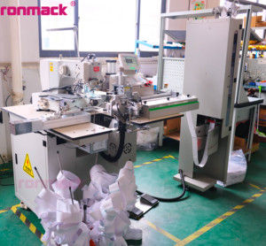 หัวเย็บริมผ้าอัลตราโซนิกแบบโลหะเดี่ยว RONMACK RM-1906-KF พร้อมที่ตัดด้ายสำหรับเย็บยางยืดที่ขอบเอว - Product Image 2