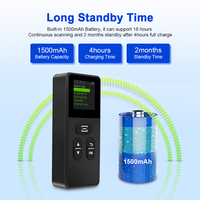 YHD-3100DB OEM BT - Mini Lector de Códigos de Barras 2D Portátil con Pantalla LCD, Escáner de Códigos de Barras Inalámbrico de Bolsillo para Inventario Minorista