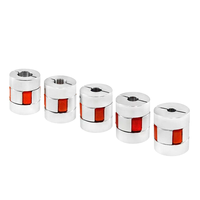 1 pièce Accouplement flexible à griffes CNC D40 L55mm 12/14mm avec une gorge de clavette de 5mm à une extrémité