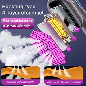 <span class=keywords><strong>Fer</strong></span> électrique GTJ-188 Portable suspendu Machine à repasser brosse à vapeur vêtements <span class=keywords><strong>fer</strong></span> électrique pour ménage dortoir vêtements repassage - Product Image 2