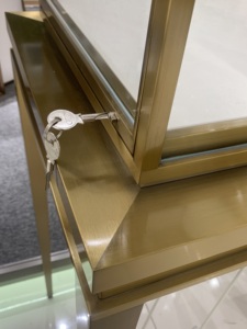 2023 Factory Quickly Delivery <strong>Glass</strong> Mdf Wood With Lock Jewelry Mirror <strong>Display</strong> Cabinet Jewelry <strong>showcase</strong> For Shop - Product Image 4