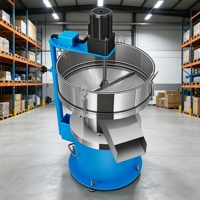 Tamiseur vibrant électrique pour poudres alimentaires à fonctionnement continu avec agitateur pour le classement de poudres en vrac