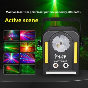 4-in-1 LED ánh sáng sân khấu điều khiển từ xa Flash <span class=keywords><strong>Disco</strong></span> đèn laser cho bầu không khí trang trí - Product Image 2