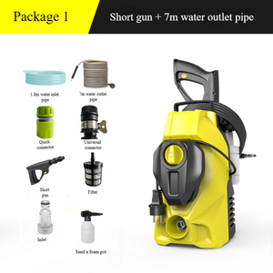 Limpiador de Autos de 1400W 220V 110V, Lavadora de Alta Presión Vertical - Lavadora de Autos Portátil Automática de Alta Potencia para el Hogar - Product Image 2