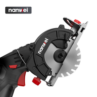 Scie circulaire NANWEI 12V pour meuleuse à lame de bois Mini scies circulaires 3 pouces avec boîte d'emballage en plastique