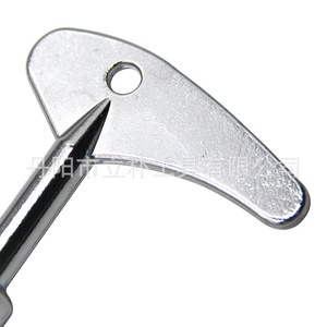 Llave de plata de un solo extremo, métrica, de grado industrial, de aleación de zinc, herramienta manual para medidor eléctrico, válvula y armario de control - Product Image 1
