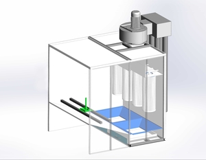 Cabina di verniciatura a spruzzo ideale personalizzata conveniente <span class=keywords><strong>2m</strong></span> depolveratore - Product Image 4