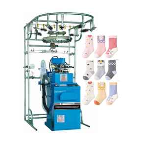 Nuevas máquinas de tejer calcetines de rizo lisos automáticos 6FTP Componentes básicos Incl. Motor y cilindro para la fabricación de calcetines - Product Image 2