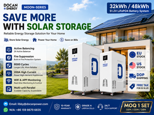 Batería de Litio de Alta Capacidad para el Hogar, 48V, Moon 51.2v 942ah 1000mah 48kwh 50kwh, Paquete de Baterías DDP - Product Image 1