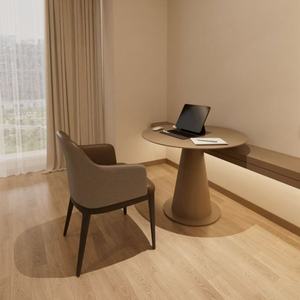 कस्टम आकार 3-4-5 स्टार होटल डिजाइन ठोस लकड़ी बेडरूम फर्नीचर सेट अतिथि कमरे फर्नीचर - Product Image 3