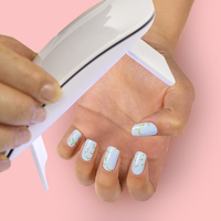 Autocollants pour ongles en gel DIY portables UV en forme de cœur, les plus vendus, prix d'usine en gros