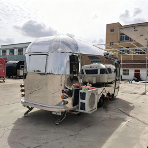 Chariot de restauration mobile en acier inoxydable commercial pour hot-dogs, glaces et restauration rapide avec 4 roues - Product Image 5