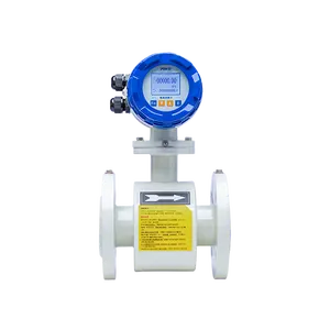 Débitmètre magnétique pour instruments de mesure d'acide chlorhydrique Débitmètre électromagnétique pour liquides caustiques chimiques