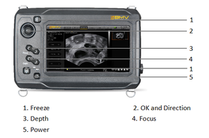 Détecteur de grossesse portable à ultrasons vétérinaire BMV S6 à usage agricole <span class=keywords><strong>pour</strong></span> vaches laitières, chevaux et moutons d'élevage, ultrasons vétérinaires - Product Image 4