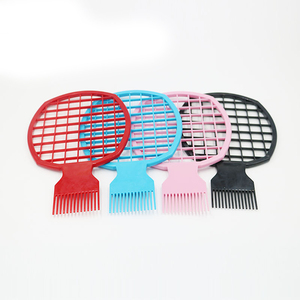 Peigne professionnel pour cheveux afro bouclés et tresses africaines pour hommes, personnalisable avec logo, double extrémité, pour torsades et permanentes - Product Image 4