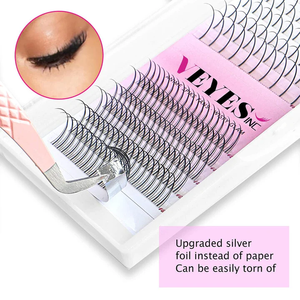 VEYELASH Pounty Extensions de cils coréens Pbt Cils en éventail Volume 17mm Produits coréens Fournisseur coréen Spike Lashes - Product Image 3