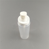 120ml en forme de cylindre épaule plate vide givré PET soins de la peau sérum et crème pour le visage brouillard vaporisateur avec bouchon à vis