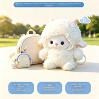 Peluche interactive vocale intelligente Lori AI en forme d'agneau, coffret cadeau, cadeau d'anniversaire LR-01, rembourrage en coton PP, vente en gros usine