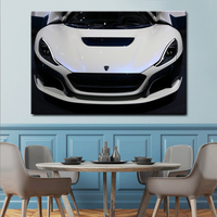 Affiches néon LED personnalisées pour voitures de sport, décor mural ALLick, cadeaux pour les passionnés d'automobile, automobile haut de gamme