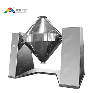 Powder blender double cone mixer