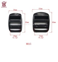 Boucle de verrouillage d'échelle professionnelle en POM de 20 mm et 25 mm pour sangles de sac à dos et de cartable avec impression personnalisée