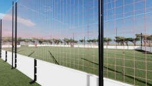Calcio in acciaio inox 5 v5 Futsal corte Indoor <span class=keywords><strong>campo</strong></span> <span class=keywords><strong>di</strong></span> calcio con erba artificiale - Product Image 4