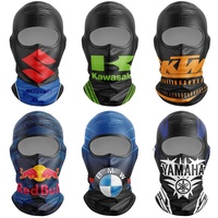 Masque de moto d'été, protection solaire extérieure, en Spandex/Polyester, cagoule unisexe rafraîchissante pour le sport et les fêtes