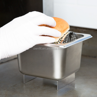 Penggiling Mentega Stainless Steel Komersial untuk Restoran, Peralatan Katering, Panci Peleleh Mentega