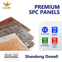 Plancher en SPC à clipsage imitation bois clair - Étanche et antidérapant pour cuisine, salle de bain, bureau